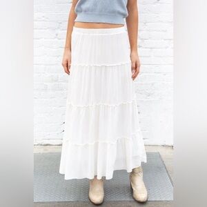 Brandy Melville Izzy Skirt in Cream